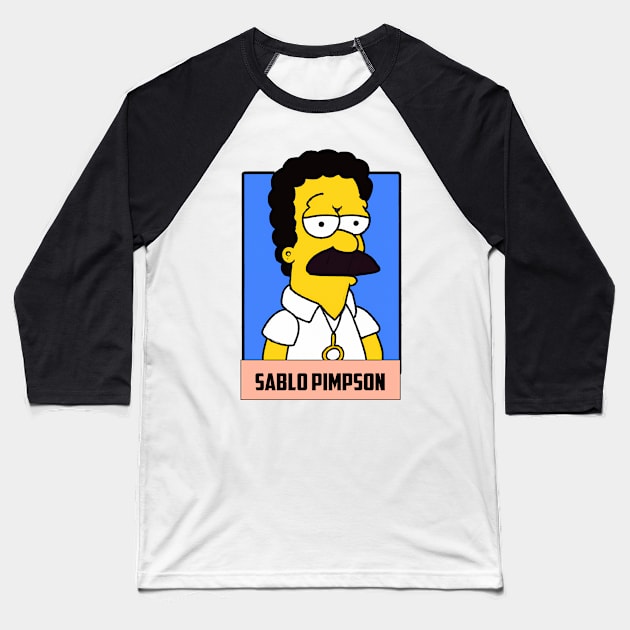 Sablo Pimpson Baseball T-Shirt by YoungRichFamousAuthenticApparel